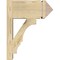 Ekena Millwork Balboa Arts & Crafts Rough Sawn Outlooker, Douglas Fir, 8"W x 16"D x 20"H OUT08X16X20BOA03RDF - alternate 4